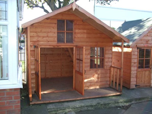 Adventure Wooden Childrens Playhouse by Pinelap Sheds | Bradford