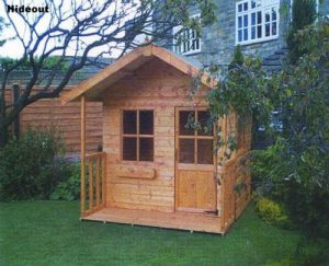 Hideout Wooden Childrens Playhouse by Pinelap Sheds | Bradford