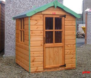 Pixie Den Wooden Childrens Playhouse by Pinelap Sheds | Bradford