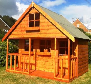 Mini Chateau Wooden Childrens Playhouse -12mm Shiplap by Pinelap Sheds | Bradford